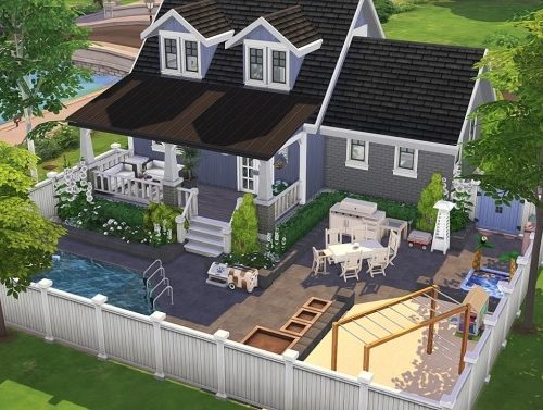 SINGLE DAD BUNGALOW at Aveline Sims
