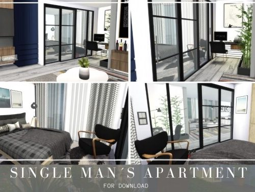 SINGLE MAN´S APARTMENT at Dinha Gamer