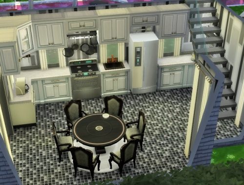 Single Sim two story Home by heikeg at Mod The Sims