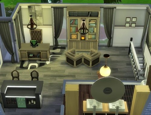 Single Sim two story Home by heikeg at Mod The Sims