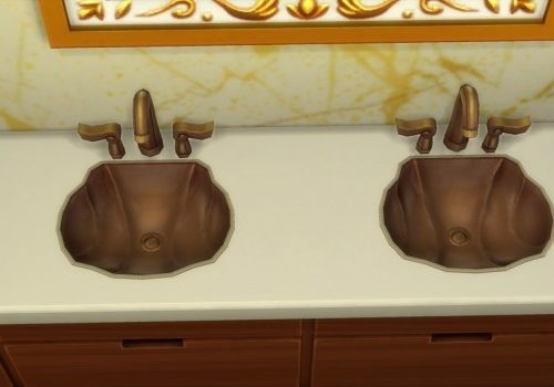 Sink and Mirror by AdonisPluto at Mod The Sims