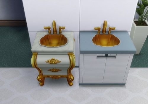 Sink and Mirror by AdonisPluto at Mod The Sims