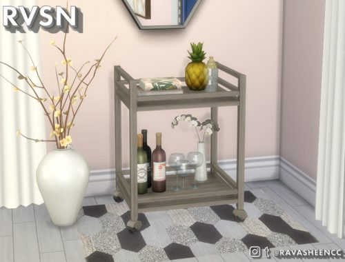 Sip Back and Relax Functional Bar Cart Set