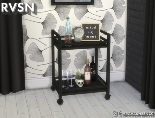 Sip Back and Relax Functional Bar Cart Set