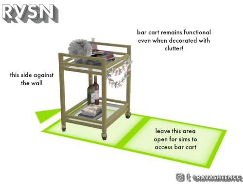 Sip Back and Relax Functional Bar Cart Set