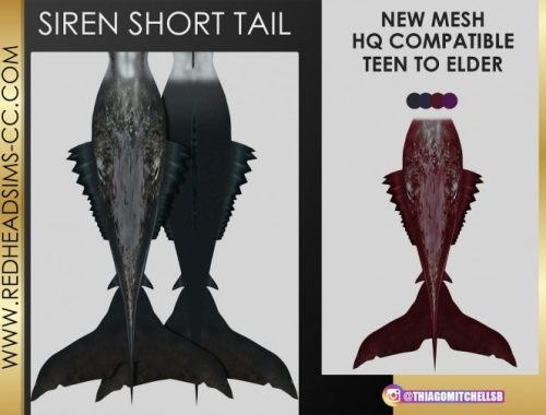 SIREN MERMAID by Thiago Mitchell at REDHEADSIMS