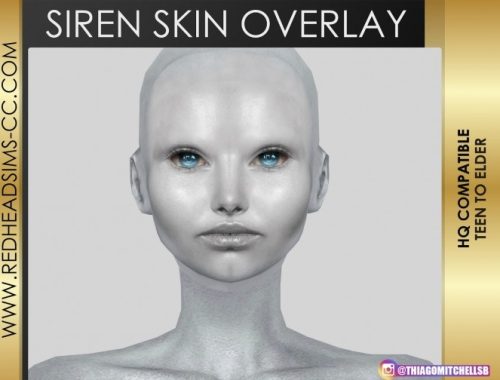SIREN MERMAID by Thiago Mitchell at REDHEADSIMS