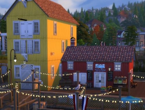 Sjøboden Landhandleri store at KyriaT’s Sims 4 World