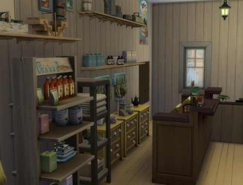 Sjøboden Landhandleri store at KyriaT’s Sims 4 World