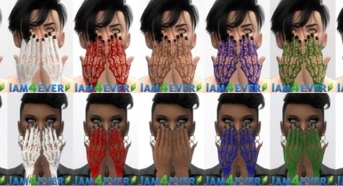 Skeleton Arm Tattoo Set by Iam4ever