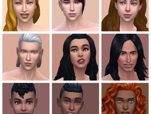 Skin Tones Maxis Match Edition at Kijiko