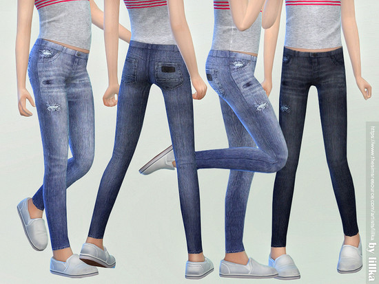 Skinny Jeans for Girls 03 - The Sims 4 Catalog