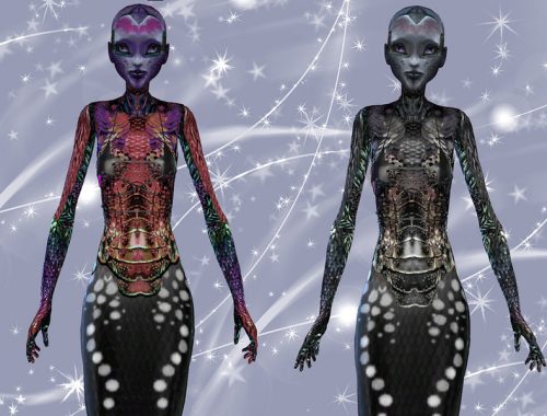 Skinton for female sim mermaids Siren
