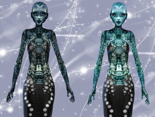 Skinton for female sim mermaids Siren