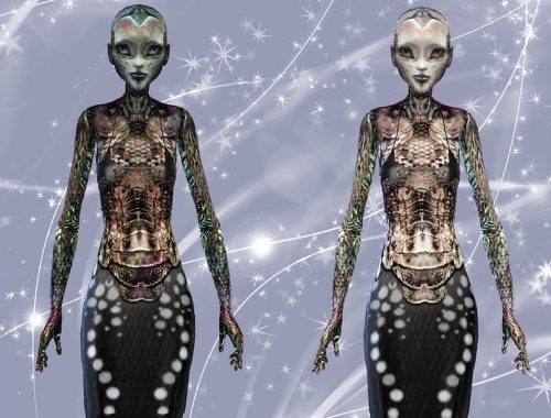 Skinton for female sim mermaids Siren
