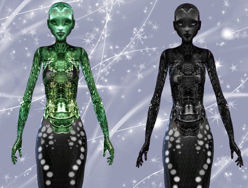 Skinton for female sim mermaids Siren