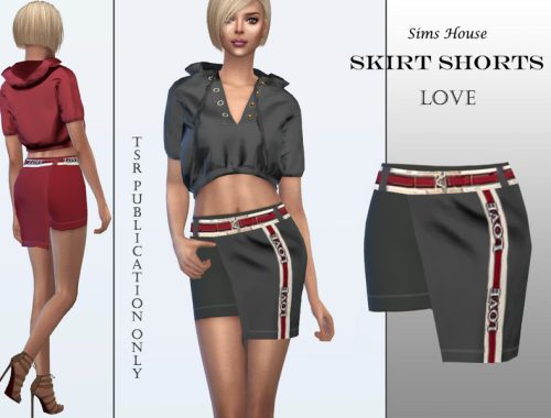 Skirt shorts LOVE