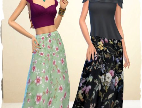 Skirt Spring by Chalipo at All 4 Sims