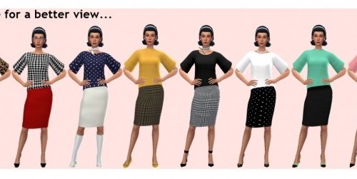 SKIRT & TUNIC at Sims4Sue