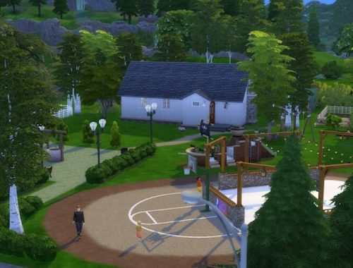 Skuleparken (The School’s Park) at KyriaT’s Sims 4 World