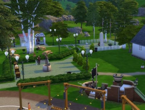 Skuleparken (The School’s Park) at KyriaT’s Sims 4 World