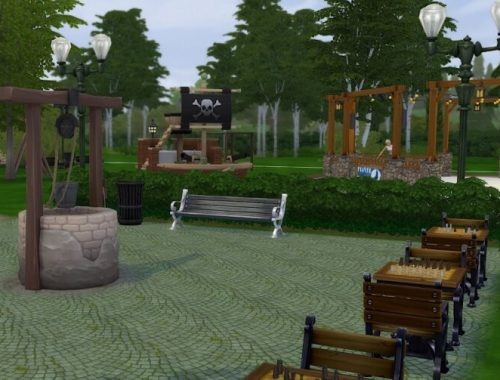 Skuleparken (The School’s Park) at KyriaT’s Sims 4 World