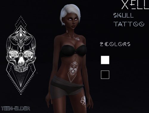 Skull Tattoo Female