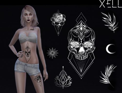 Skull Tattoo Female