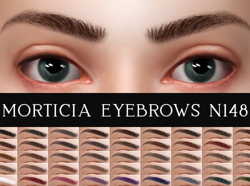 Skylla eye make-up set at Praline Sims