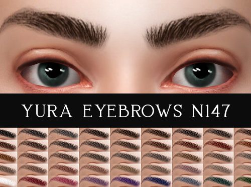 Skylla eye make-up set at Praline Sims