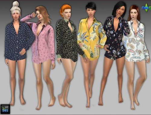 Sleep shirts with leggings by Mabra at Arte Della Vita
