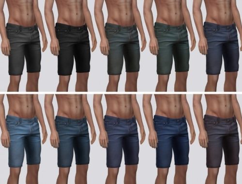 Slim Denim Shorts at Darte77
