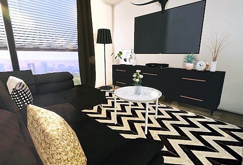 Small Apartment Livingroom at Liney Sims
