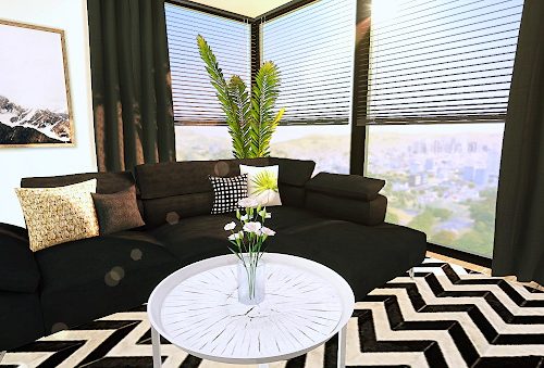 Small Apartment Livingroom at Liney Sims