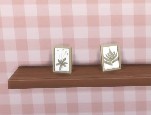 Small botanical drawings at KyriaT’s Sims 4 World