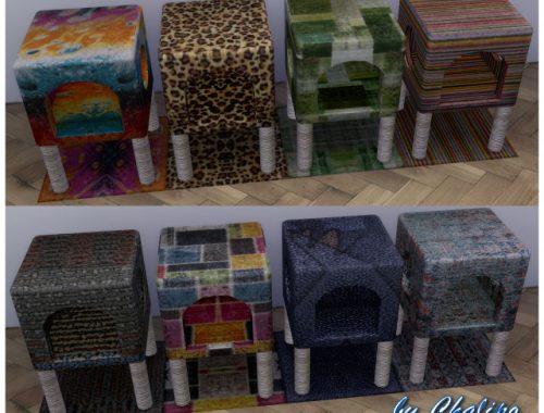 Small cat scratching post by Chalipo at All 4 Sims