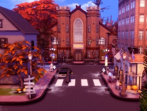 Small Salem – The city of witches at Lily Sims