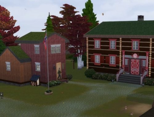 Smedstua (Blacksmith’s house) at KyriaT’s Sims 4 World