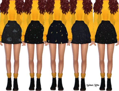 Snazzy Pleated Skirts - Mesh Needed