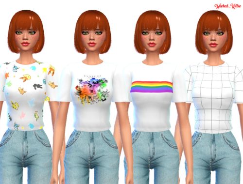 Snazzy Tucked Tees- Mesh Needed