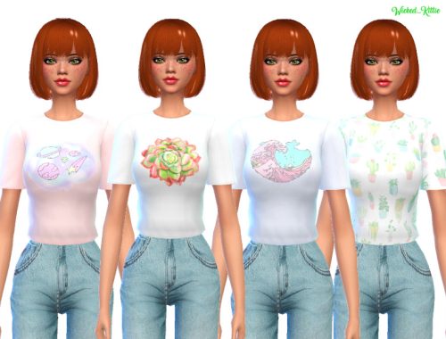 Snazzy Tucked Tees- Mesh Needed