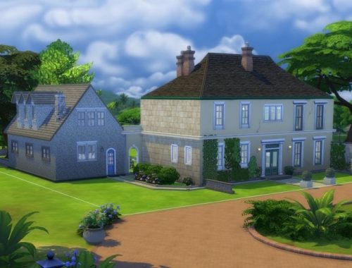 Snowhill Manor at KyriaT’s Sims 4 World