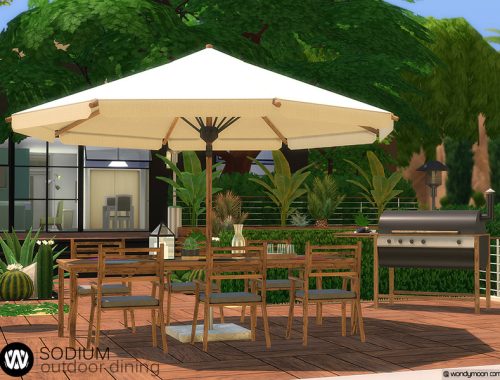 Sodium Outdoor Dining