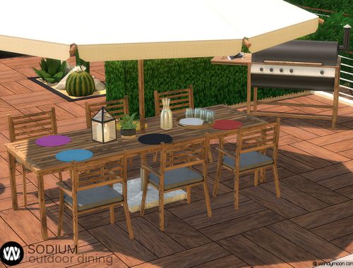 Sodium Outdoor Dining