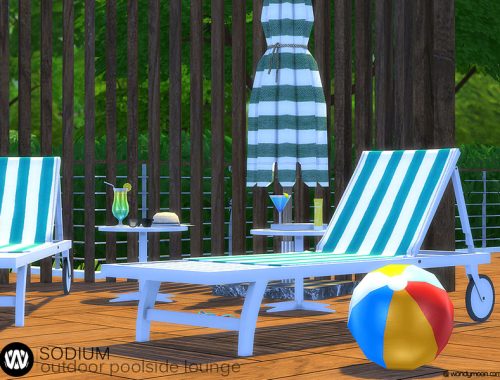 Sodium Outdoor Poolside Lounge
