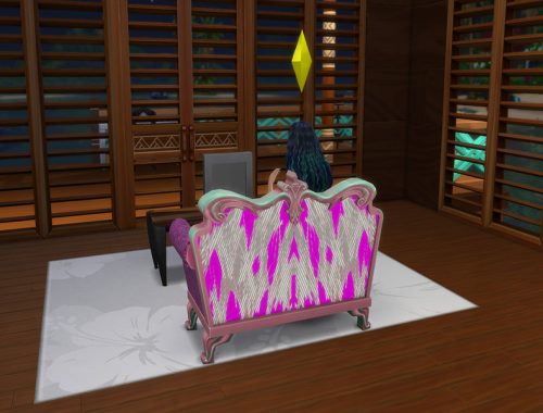 sofa bundle with neon pink