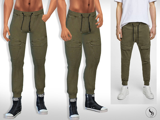 Soft Front Pocket Men Trousers - The Sims 4 Catalog