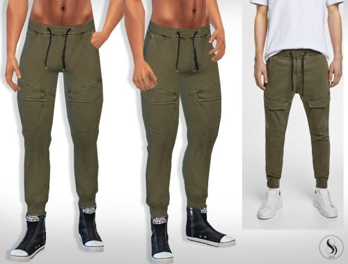 Soft Front Pocket Men Trousers