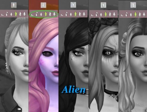 Solar Eyes Alien, Vampire, Mermaid by Serpentia at Mod The Sims