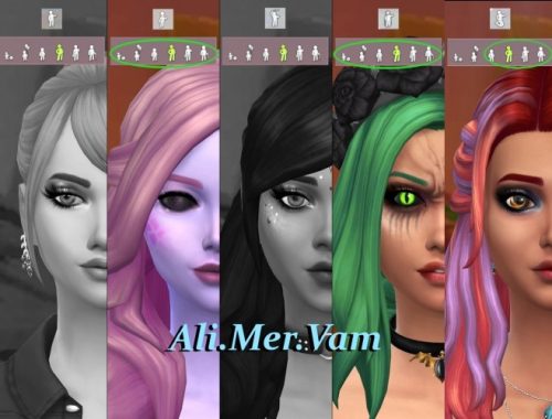 Solar Eyes Alien, Vampire, Mermaid by Serpentia at Mod The Sims